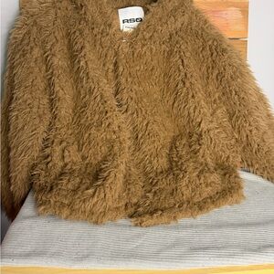 RSQ Fuzzy Brown Jacket
